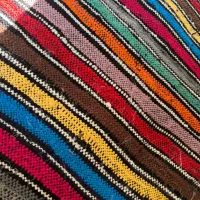 قالیچه دست بافت یا گلیم پارچه ای یا پالاس|گلیم، جاجیم، گبه|مشهد, نوده|دیوار