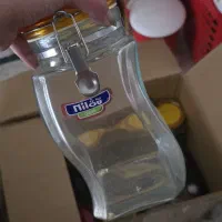 بانکه حبوبات شیشه ای