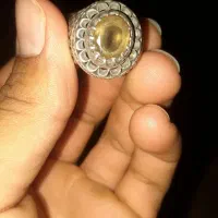 انگشتر نقره کوارتز لیمویی چند رنگ|جواهرات|خاش, |دیوار