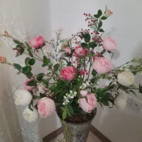 گل مصنوعی و گلدان|گل مصنوعی|جویبار, |دیوار