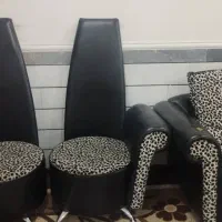 مبل ۷نفره بامیز شیشه ای وجاعسلی|مبلمان خانگی و میز عسلی|ایذه, |دیوار