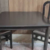 میزوصندلی چوبی ۴نفره