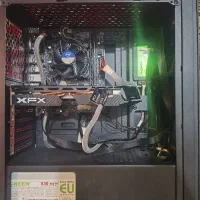 کیس کامل گیم و کارسنگین i5 با مانیتور کیبورد موس