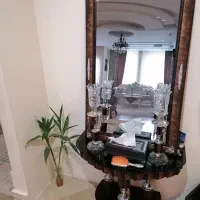 تخت خواب دو نفره به همراه پاتختی و میز توالت|تخت و سرویس خواب|تهران, جنت‌آباد جنوبی|دیوار