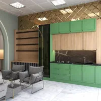 کارا کابینت ( کلینیک داخلی ساختمان)|کتابخانه، شلف، قفسههای دیواری|سنندج, |دیوار