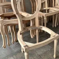 کلاف صندلی لویی فرانسوی کاجی چوب راش