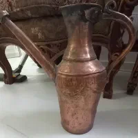 آفتابه مسی قدیمی (سنگین وزن ۲ کیلو)