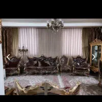 مبل ۹نفره با میز ناهارخوری۸نفره و گنجه