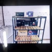 رگال و قفسه|کتابخانه، شلف، قفسه‌های دیواری|بروجرد, |دیوار