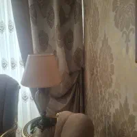 پرده حریر ساده و دستک پرده|پرده، رانر، رومیزی|مشهد, جانباز|دیوار