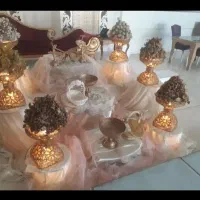 کرایه و فروش سفره عقد،آینه شمعدان، ظروف تزییتی عقد