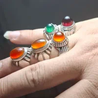 انواع انگشتر کهنه و فابریک|جواهرات|بیرجند, |دیوار