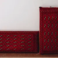 دو جفت پشتی دستبافت ترکمن