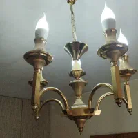 فروش چند تا لوستر برنز ، فلزی، شیشه ای طرح دار