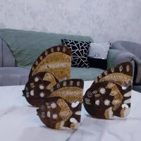 ماهی چوبی دکوری