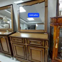 آینهکنسول(۲درب) چوبی طرح جدید|بوفه، ویترین، کنسول|ارومیه, |دیوار