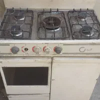 گاز ۵شعله کابینت وسینگ سالم محکم
