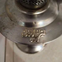 دو عدد چراغ گرد سوز برنجی قدیمی مناسب شب یلدا|کلکسیون اشیاء عتیقه|مشهد, کارمندان دوم|دیوار