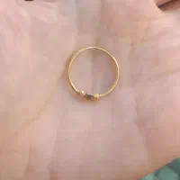 یک لنگه گوشواره حلقه ای.با مژدگانی خیلی خوب|جواهرات|کاشان, صنعت|دیوار