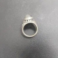 انگشتر نقره دست ساز با نگین باباقوری