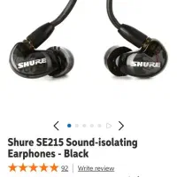 ایرفون مانیتورنیگ Shure SE215|لوازم جانبی موبایل و تبلت|تهران, اکباتان|دیوار