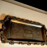 سینی قدیمی پایه دار