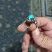 انگشتر نقره دست ساز فیروزه (سنگ زنده)بامهر|جواهرات|پاکدشت, پاکدشت (مامازند)|دیوار