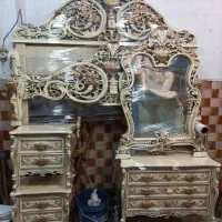 سرویس خواب دونفره چوب راش مناسب جهیزیه نونو