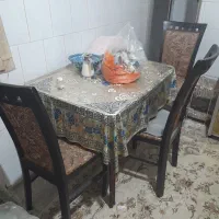 مبل راحتی هفت نفره با جلو مبلی و میز ناهار خوری|مبلمان خانگی و میز عسلی|بهارستان, |دیوار
