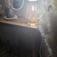 آباژور رو میزی رافیا|چراغ خواب و آباژور|تهران, فلسطین (میدان انقلاب)|دیوار