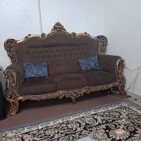 مبل سلطنتی بسیار شیک با میز و عسلی