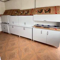 ۴ مترکابینت دیواری زمینی همراه سینک وگاز ونصب (نو)