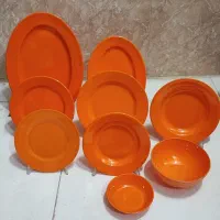 سرویس ملامین گرد/نارنجی/نشکن/قیمت قبل