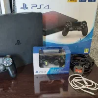 ps4 اسلیم یک ترابایت کپی خور با دو دسته|کنسول، بازی ویدئویی و آنلاین|کرمانشاه, |دیوار