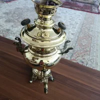 سماوربرنجیی سنگین قدیمی|سماور، چای‌ساز، قهوه‌ساز|خرمدره, |دیوار