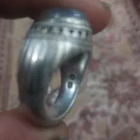 انگشتر نقره شجر  رکاب کاردست مهر دار