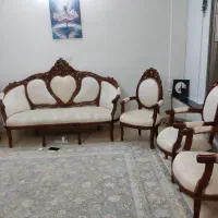 مبل استیل مدل فرحی سالم 9 نفره|مبلمان خانگی و میز عسلی|تهران, مسعودیه|دیوار