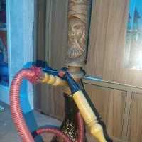 قلیان چوبی تنه بلند