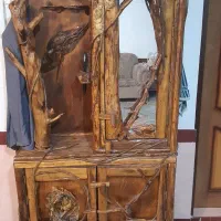 بوفه چوبی|بوفه، ویترین، کنسول|پارس‌آباد, |دیوار