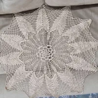 رومیزی قلاب بافی