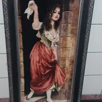 تابلو فرش زیبا ابریشمی