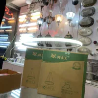 چراغ آویز ال ای دی گرد سه حالته|لوستر و چراغ آویز|قم, چهل درخت‎|دیوار