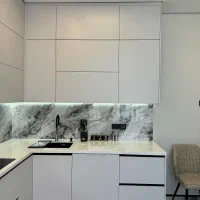 کابینت هایگلاس سفید براق|مصالح و تجهیزات ساختمان|اندیشه, اندیشه فاز ۲|دیوار