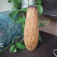 گلدان تمام چوب زیبا