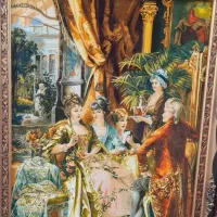 تابلو فرش دستبافت تبریز چله ابریشم|تابلو فرش|تهران, شاهین|دیوار