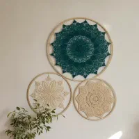 دیوارکوب (ماندالاهای ) دستبافت|صنایع دستی و سایر لوازم تزئینی|نجف‌آباد, مزرعه طالب|دیوار