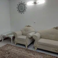 مبل هفت نفره کرم رنگ|مبلمان خانگی و میز عسلی|شیراز, احمدی جنوبی|دیوار