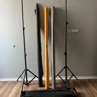۳پایه و پرده عکاسی