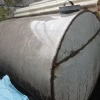 تانکر گالوانیزه ۱۱۰۰ لیتری قدیمی ضخیم