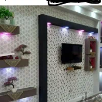 نقاشی ساختمان طرح کاغذدیواری